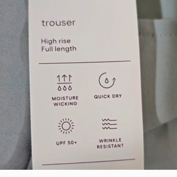 All in Motion Women's Woven High-Rise Trouser Pants Sage Green - Picture 5 of 8